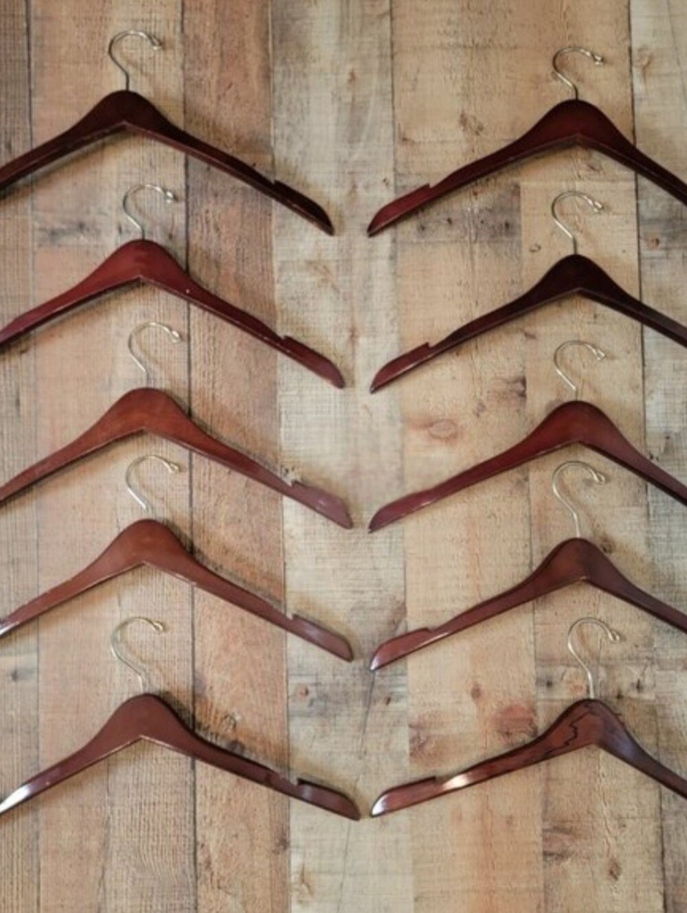 Abercrombie and Fitch Retail Store Wooden Hangers with Notches - 10 - Picture 10 of 16